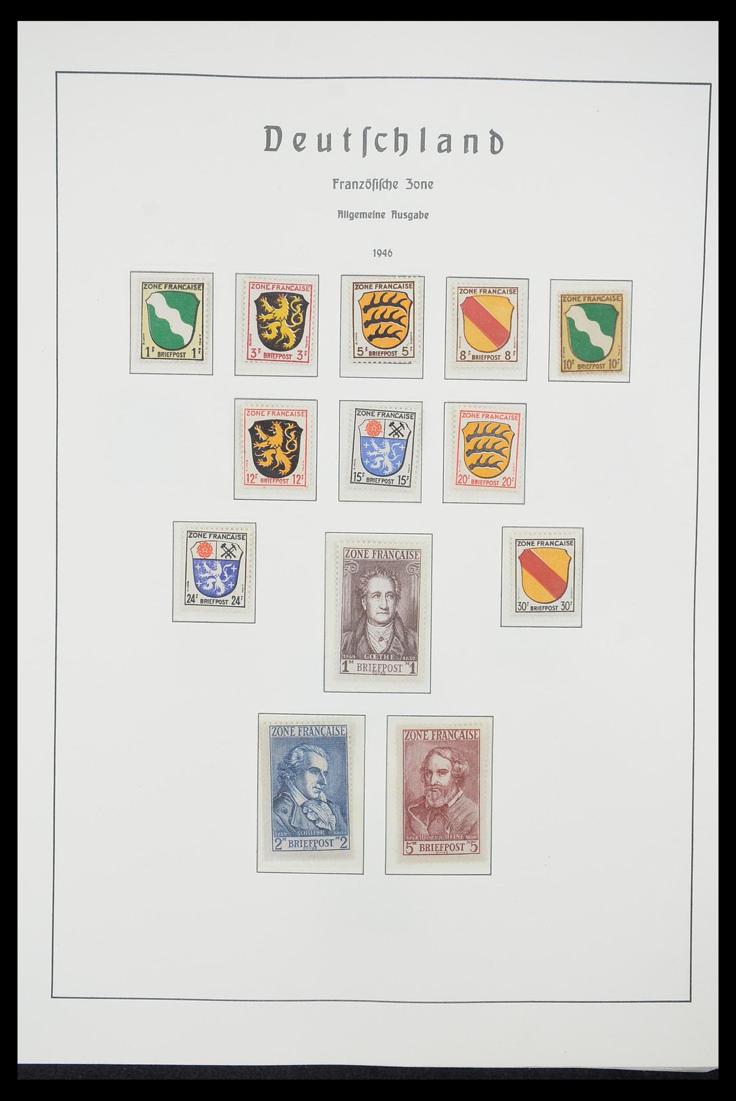 REICH ALIIED ZONES 1945-1949 Occupation MNH MH Used Album Stamp Collection