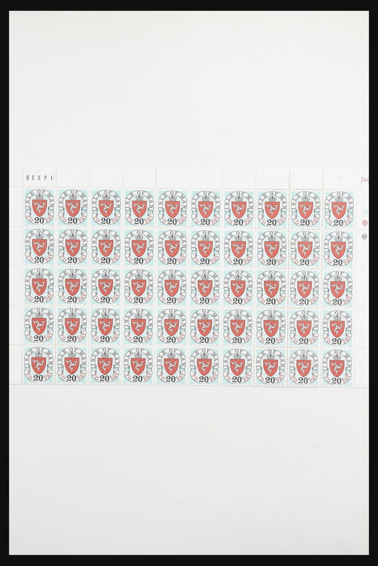 Lot 13123 Stamp collection Isle of Man postage dues 1973.