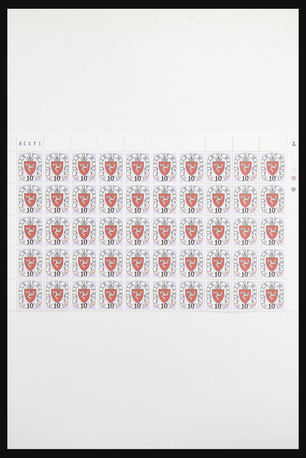 Lot 13123 Stamp collection Isle of Man postage dues 1973.