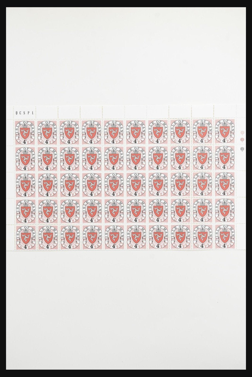 Lot 13123 Stamp collection Isle of Man postage dues 1973.