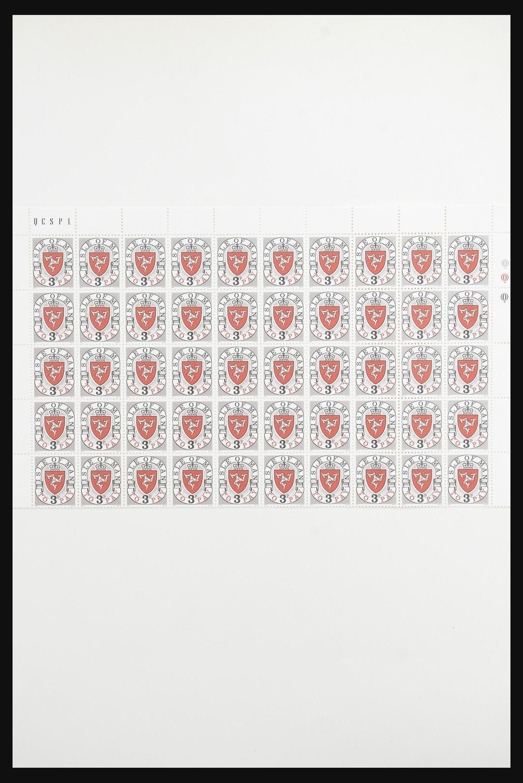 Lot 13123 Stamp collection Isle of Man postage dues 1973.