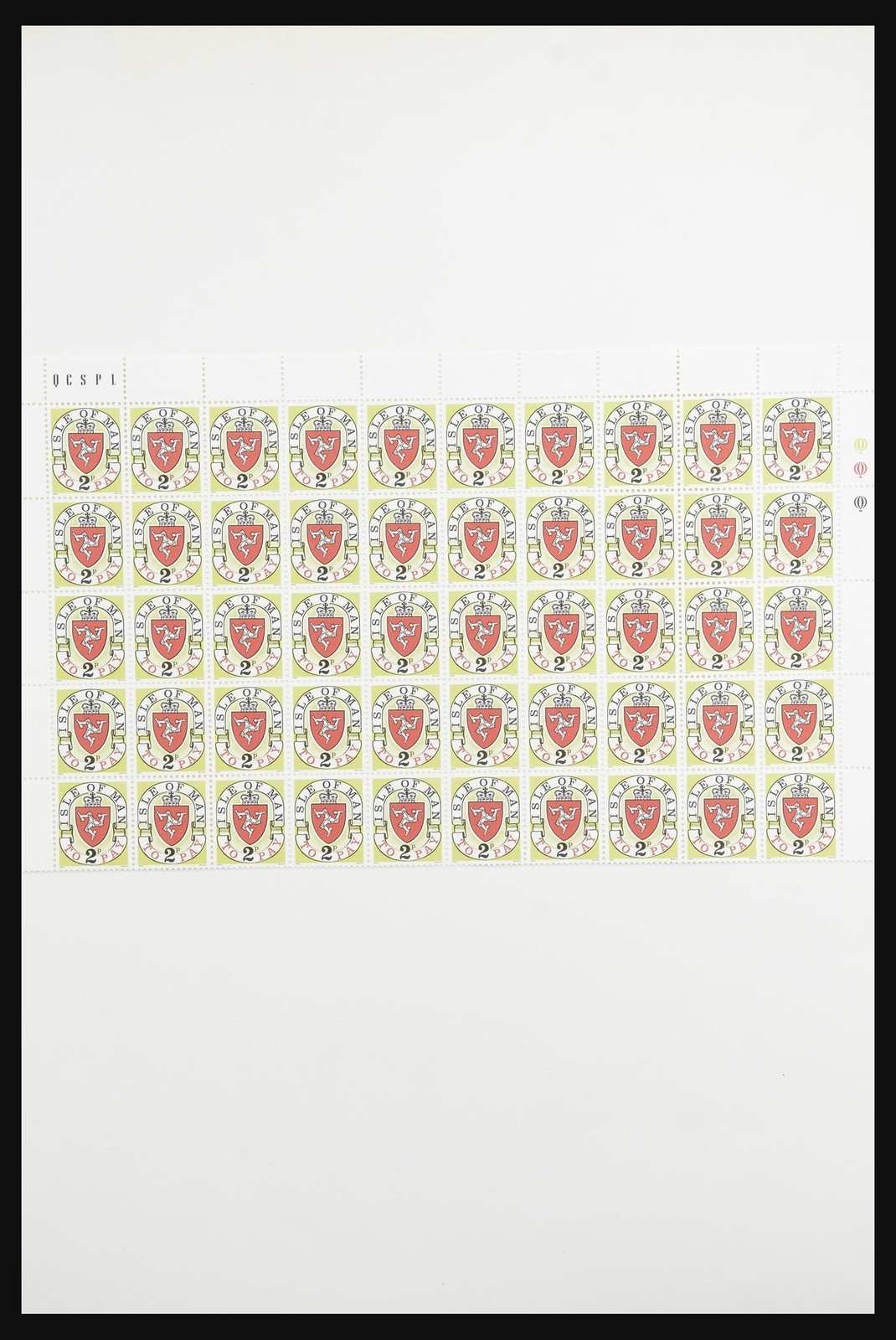 Lot 13123 Stamp collection Isle of Man postage dues 1973.