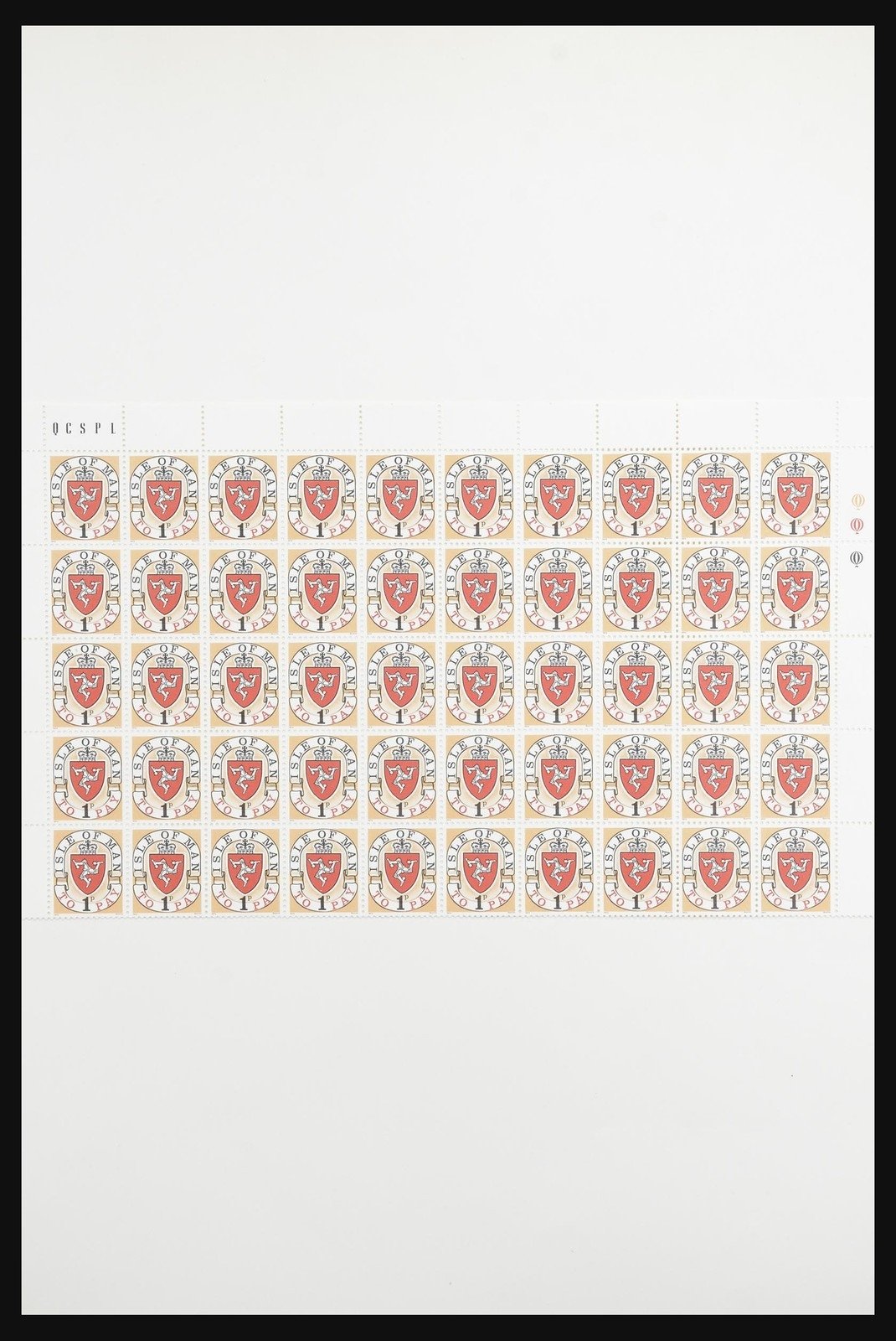 Lot 13123 Stamp collection Isle of Man postage dues 1973.