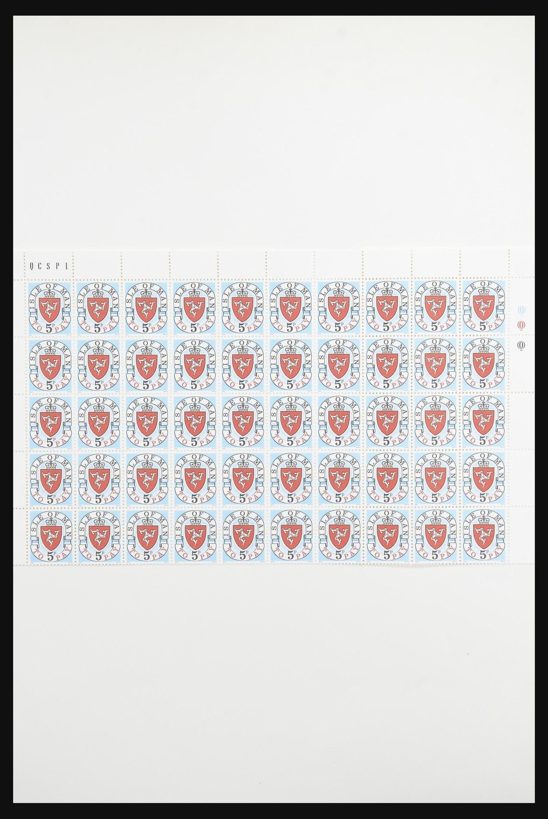 Lot 13123 Stamp collection Isle of Man postage dues 1973.