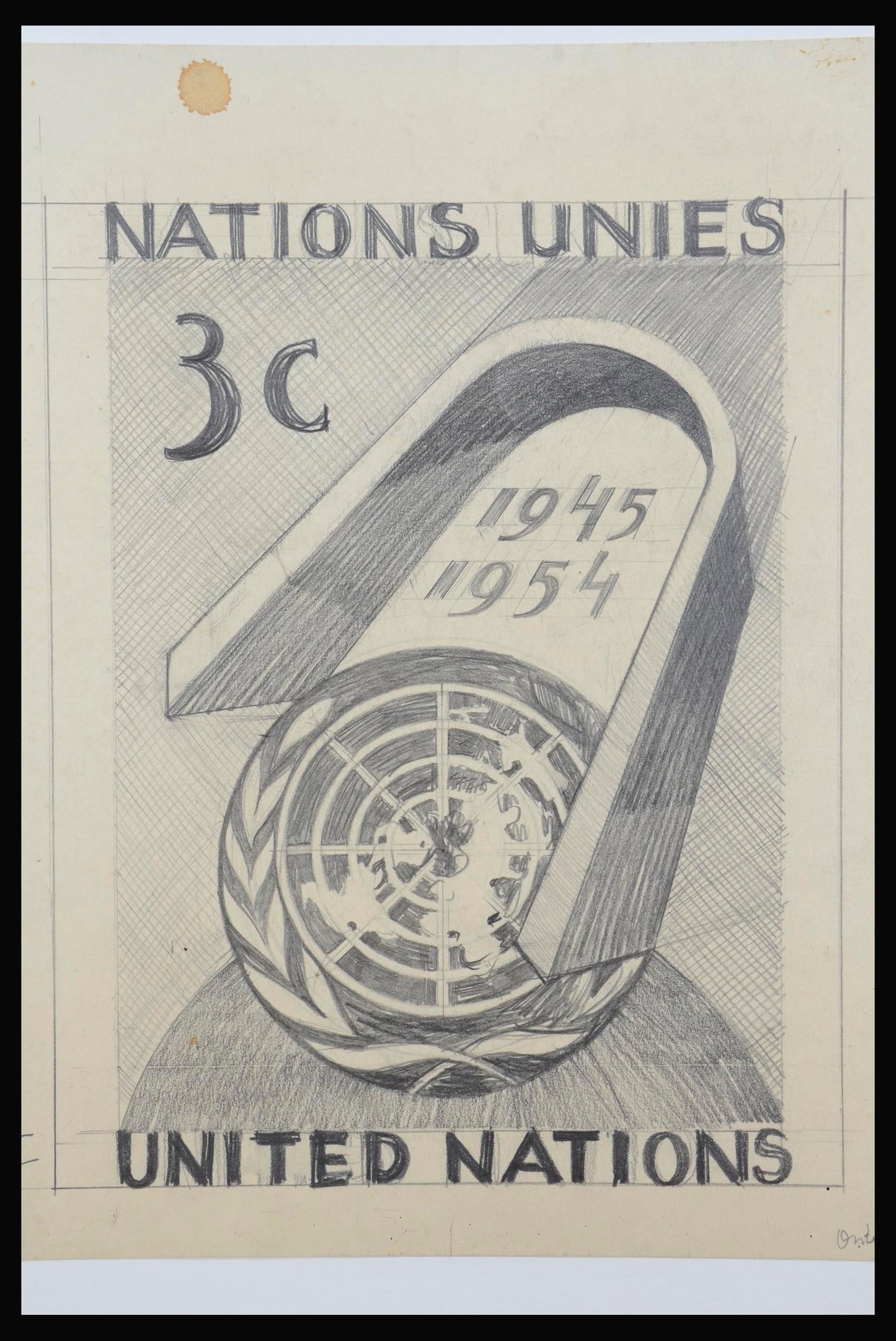 UNITED NATIONS UNO New York Designs Unique Hubert Levigne Stamp Collection