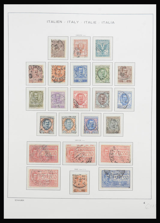 ITALY 1861-1984 Used in 2 Luxus Albums Extreme Catalogue Value Stamp Collection