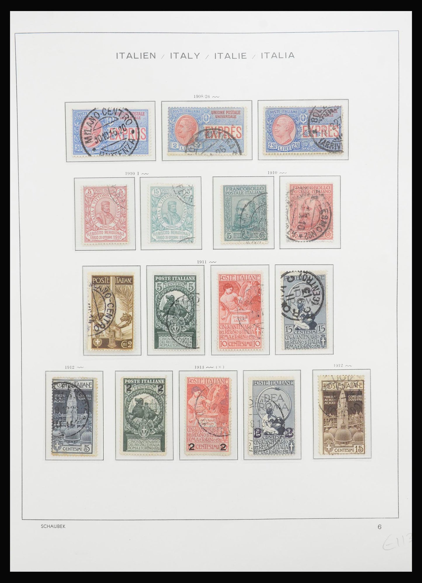 ITALY 1861-1984 Used in 2 Luxus Albums Extreme Catalogue Value Stamp Collection