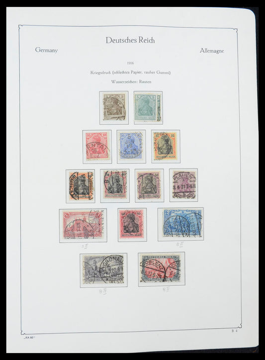 GERMANY Reich Deutschland 1872-2010 MNH MH Used in 6 KABE Stamp Collection