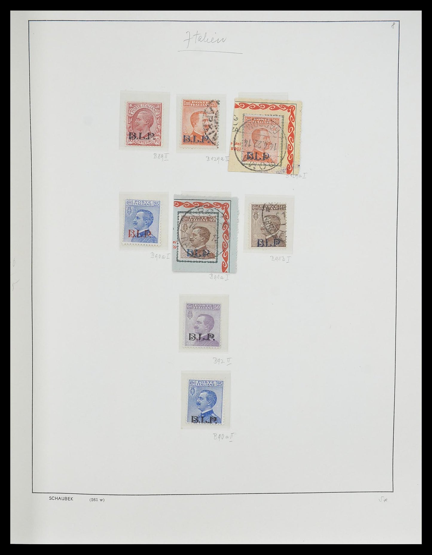 ITALY 1861-1996 MNH MH Used in 3 Schaubek Albums HIGH Catalogue Stamp Collection