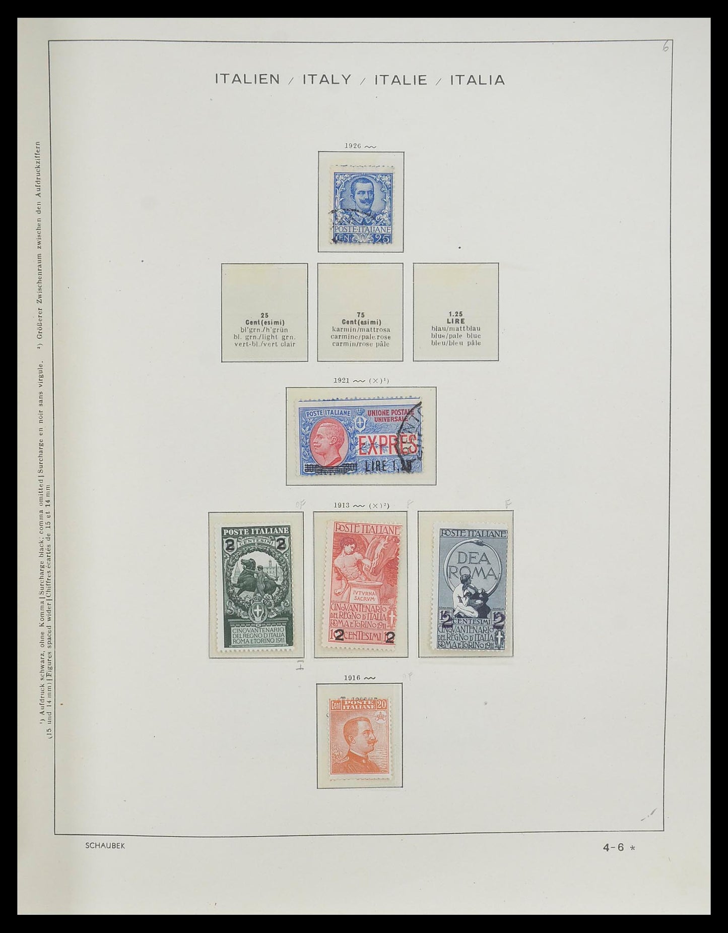 ITALY 1861-1996 MNH MH Used in 3 Schaubek Albums HIGH Catalogue Stamp Collection